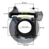 Kit De Cilindro Completo Scooter 150cc Gy6 - Imagen 2