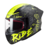 Casco integral LS2 FF353 Evo Rapid Naughty Negro/amarillo Matte
