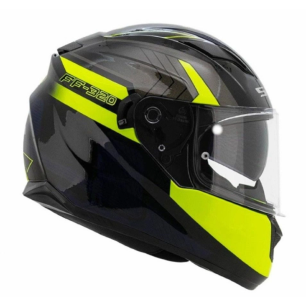 Casco Integral LS2 FF320 Stream Evo Exo Neg/Ama