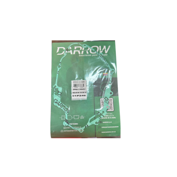 Empaquetadura Tapa Embrague Haojue Nk 150 / Dr 160 Darrow - Imagen 2