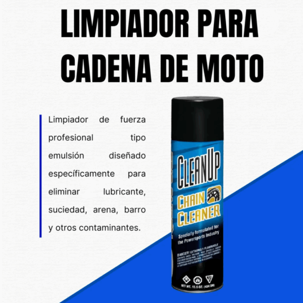 Limpiador De Cadena Clean Up 507 Ml Maxima - Imagen 2