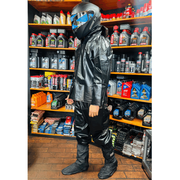 Traje De Lluvia Impermeable Para Motociclista 2 Pcs - Imagen 4
