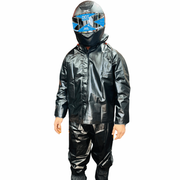 Traje De Lluvia Impermeable Para Motociclista 2 Pcs - Imagen 3