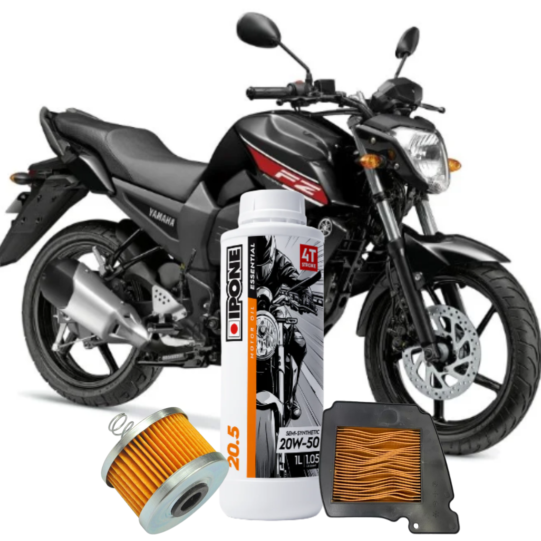 Kit De Mantencion Ipone 20w50 Yamaha Fz 16 Carburada