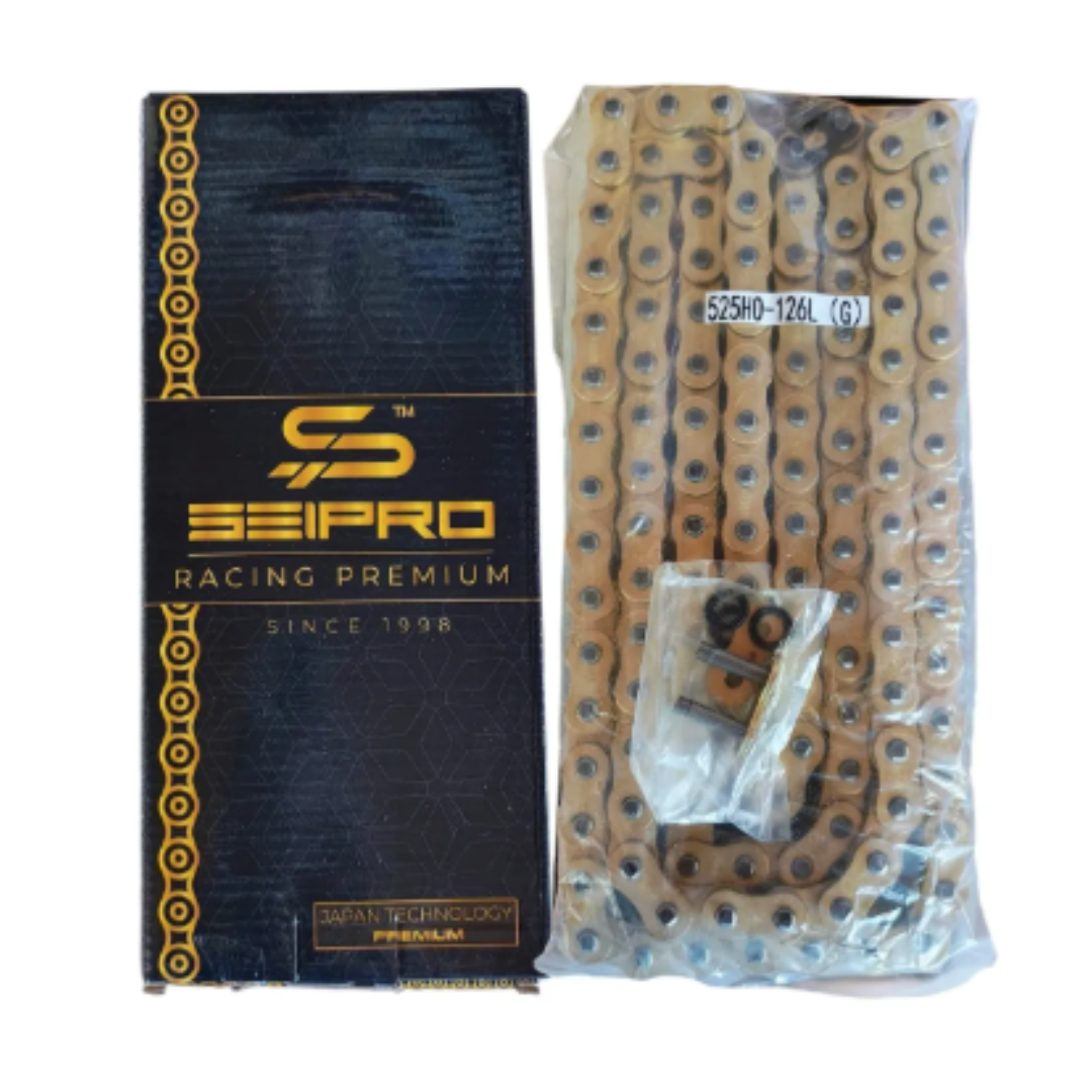 Cadena Transmisión 525 OH 126L Dorada Racing Premium