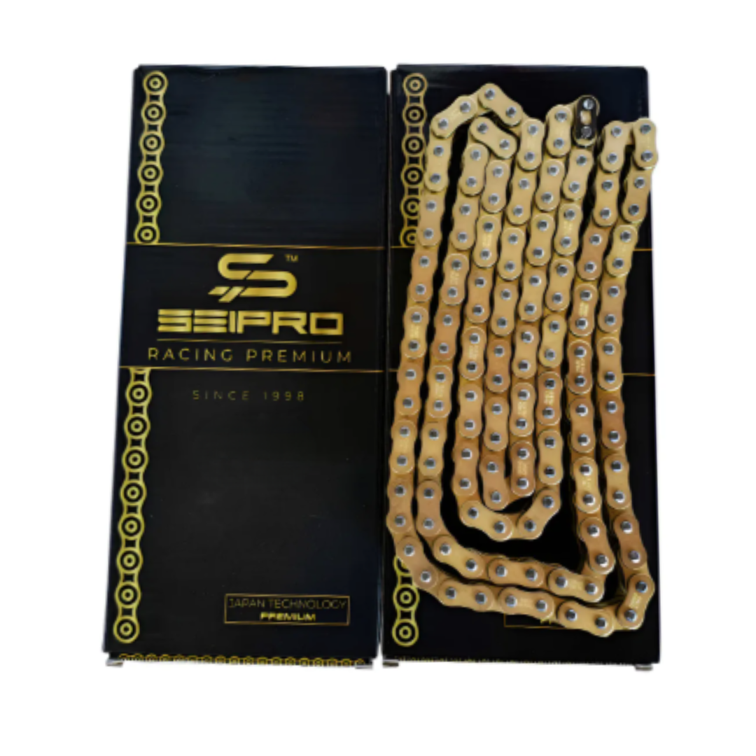 Cadena Transmisión 530 OH 120L Dorada Racing Premium